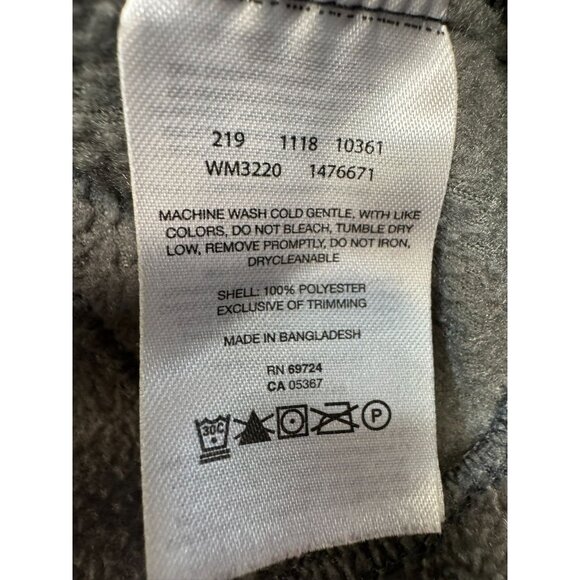 Columbia Mens Full-Zip Fleece Jacket XL Black & Gray - Picture 4 of 11